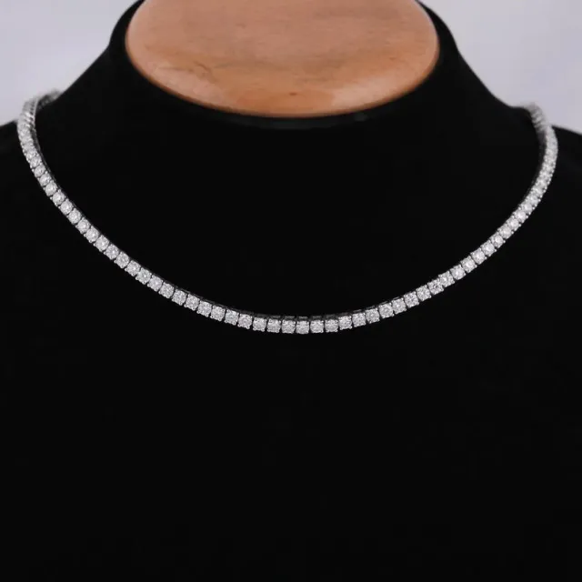Diamond Tennis Necklace — Style 52