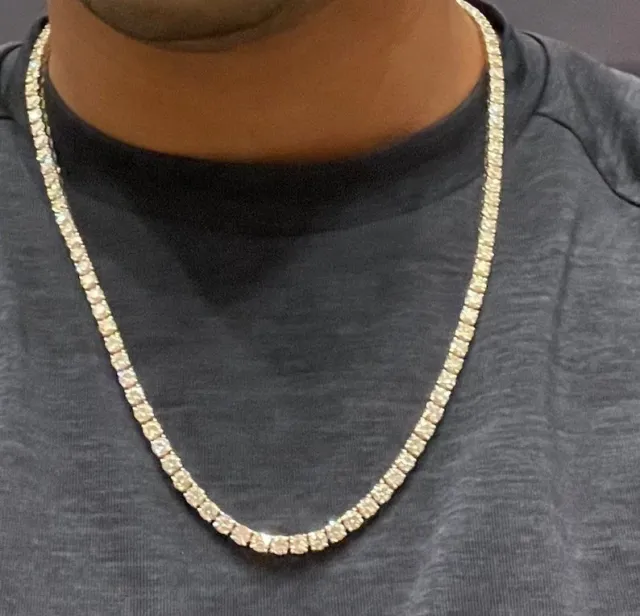 30 Carat Diamond Tennis Necklace