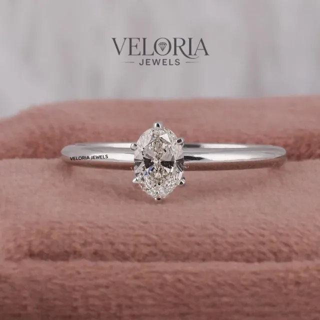 Oval Solitaire Ring