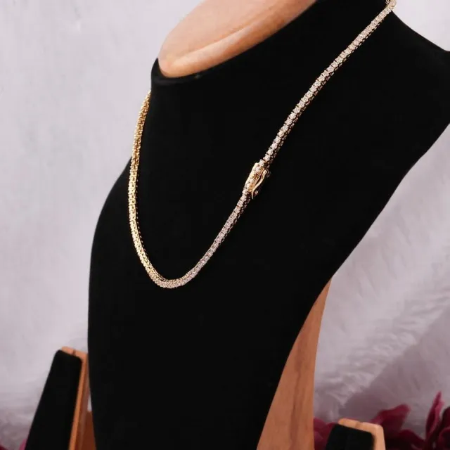 15 Carat Diamond Tennis Necklace