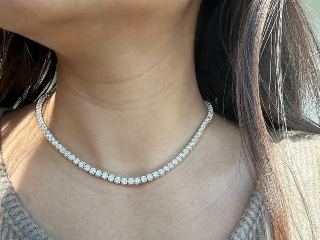 20 Carat Diamond Riviera Necklace
