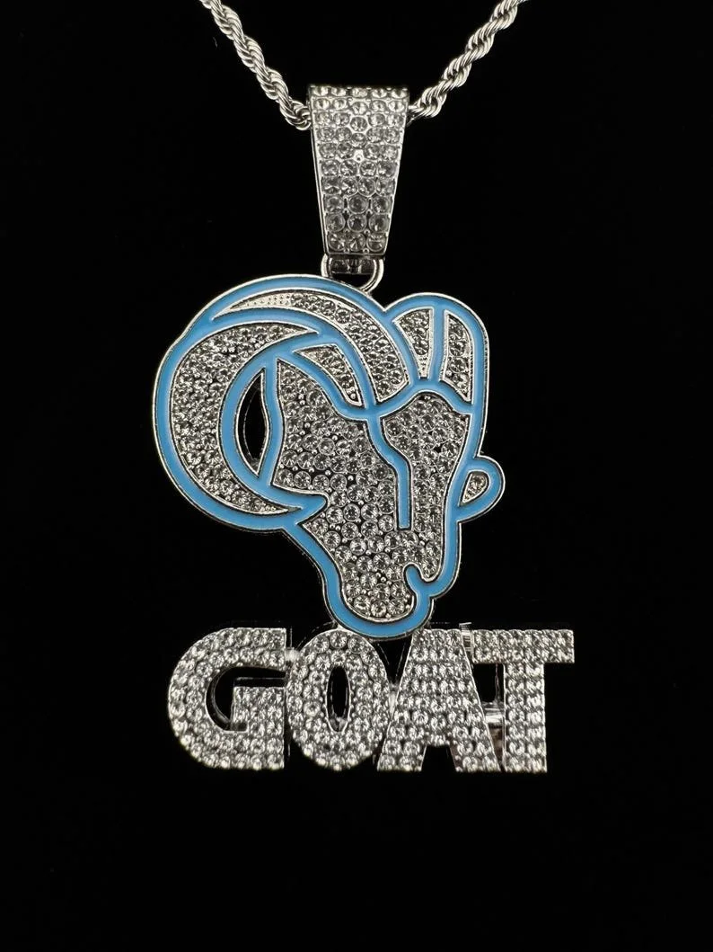 Iced Out "GOAT" Pendant — view 3